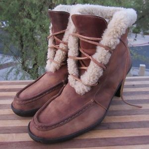 Ralph Lauren Collection Monissa Suede Heel Boot 8